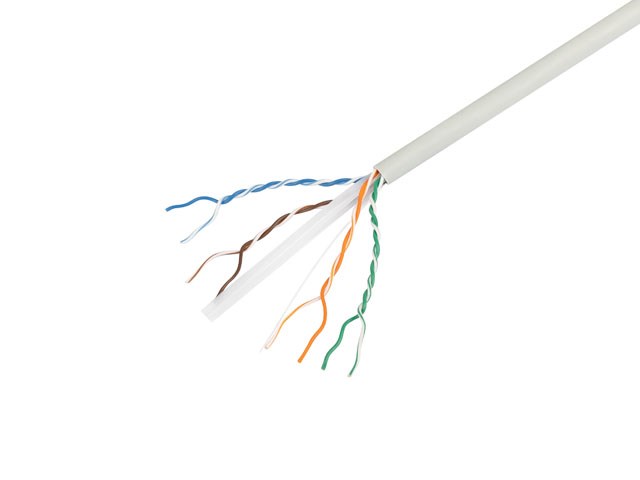 LANBERG LAN CABLE UTP CAT.6 305M SOLID CU LSZH GREY CPR + FLUKE PASSED