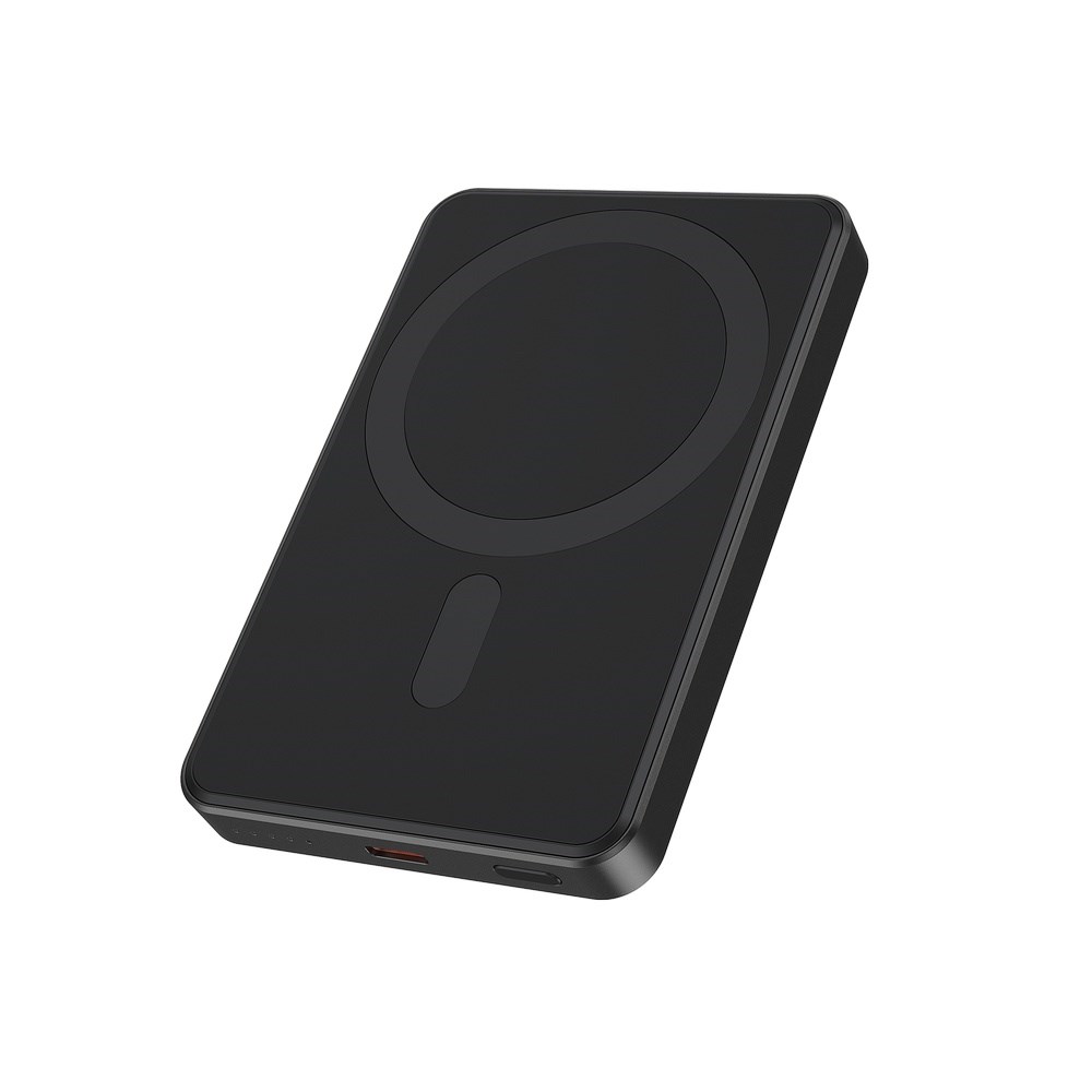 Magnetska prijenosna baterija GEMBIRD PB05-WPC15M-01 5000 mAh, 15W, crna boja