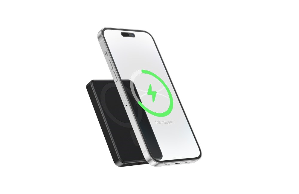 Magnetska prijenosna baterija GEMBIRD PB05-WPC15M-01 5000 mAh, 15W, crna boja-4
