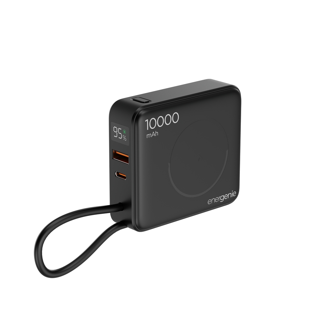 Prijenosna baterija GEMBIRD PB20-01 10000 mAh 20W crna boja