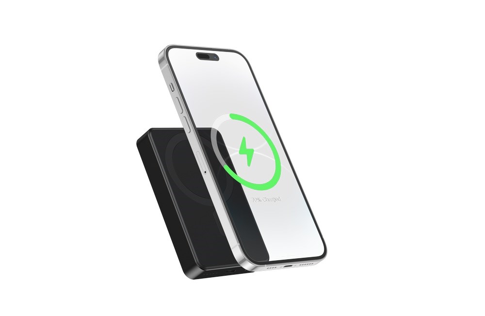 Magnetska prijenosna baterija GEMBIRD PB10-WPC15M-01 10000 mAh, 15W, crna boja-3
