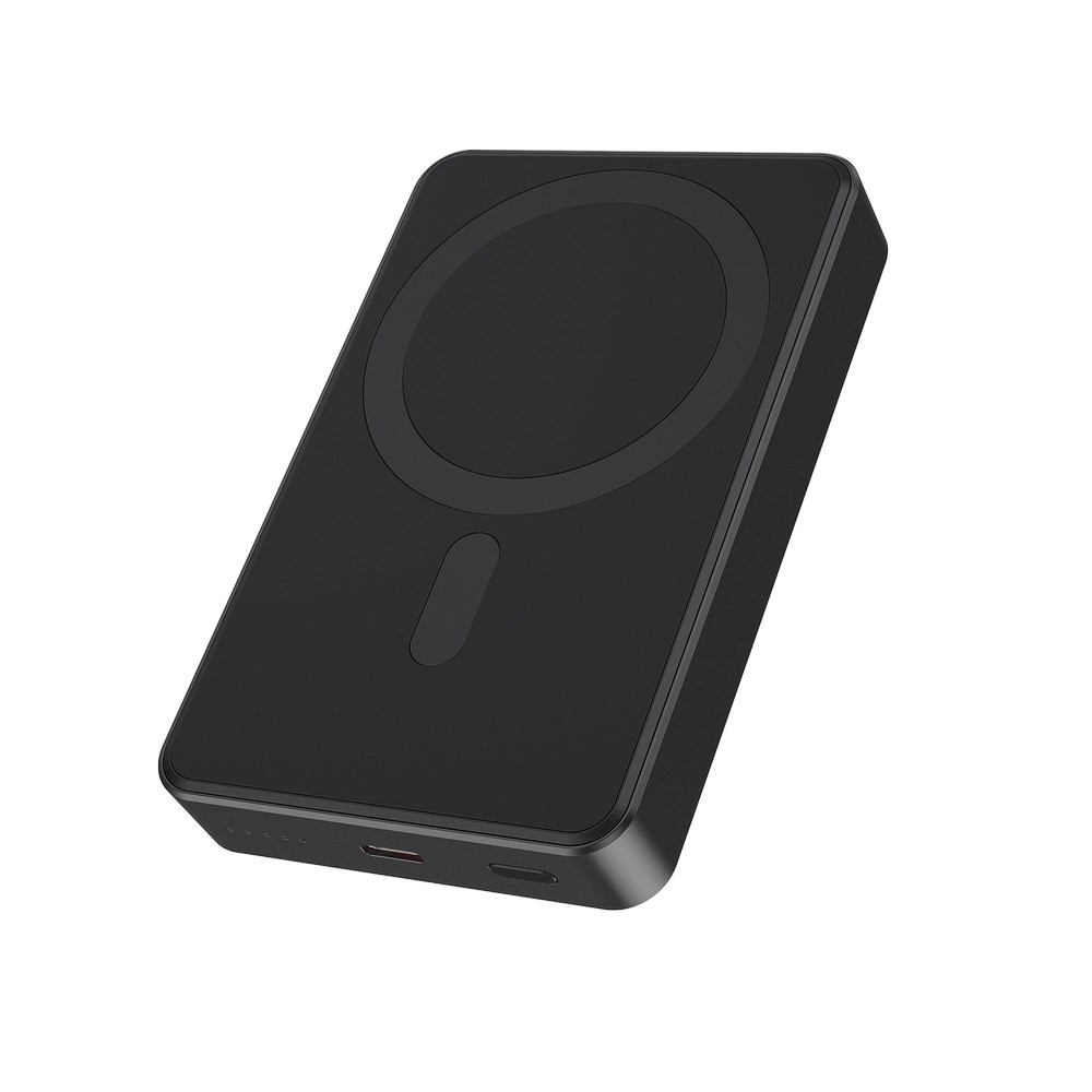 Magnetska prijenosna baterija GEMBIRD PB10-WPC15M-01 10000 mAh, 15W, crna boja