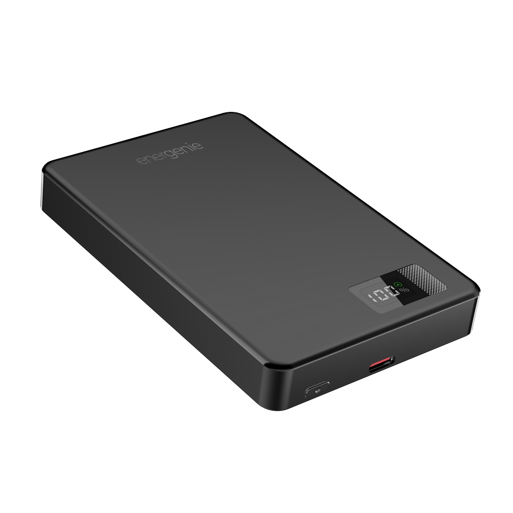 Prijenosna baterija GEMBIRD PB10-MAG-01 10000 mAh (15W, magnetska, LCD)-0
