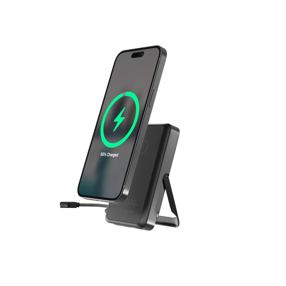 Prijenosna baterija GEMBIRD PB10-MAG-01 10000 mAh s magnetskim bežičnim punjenjem