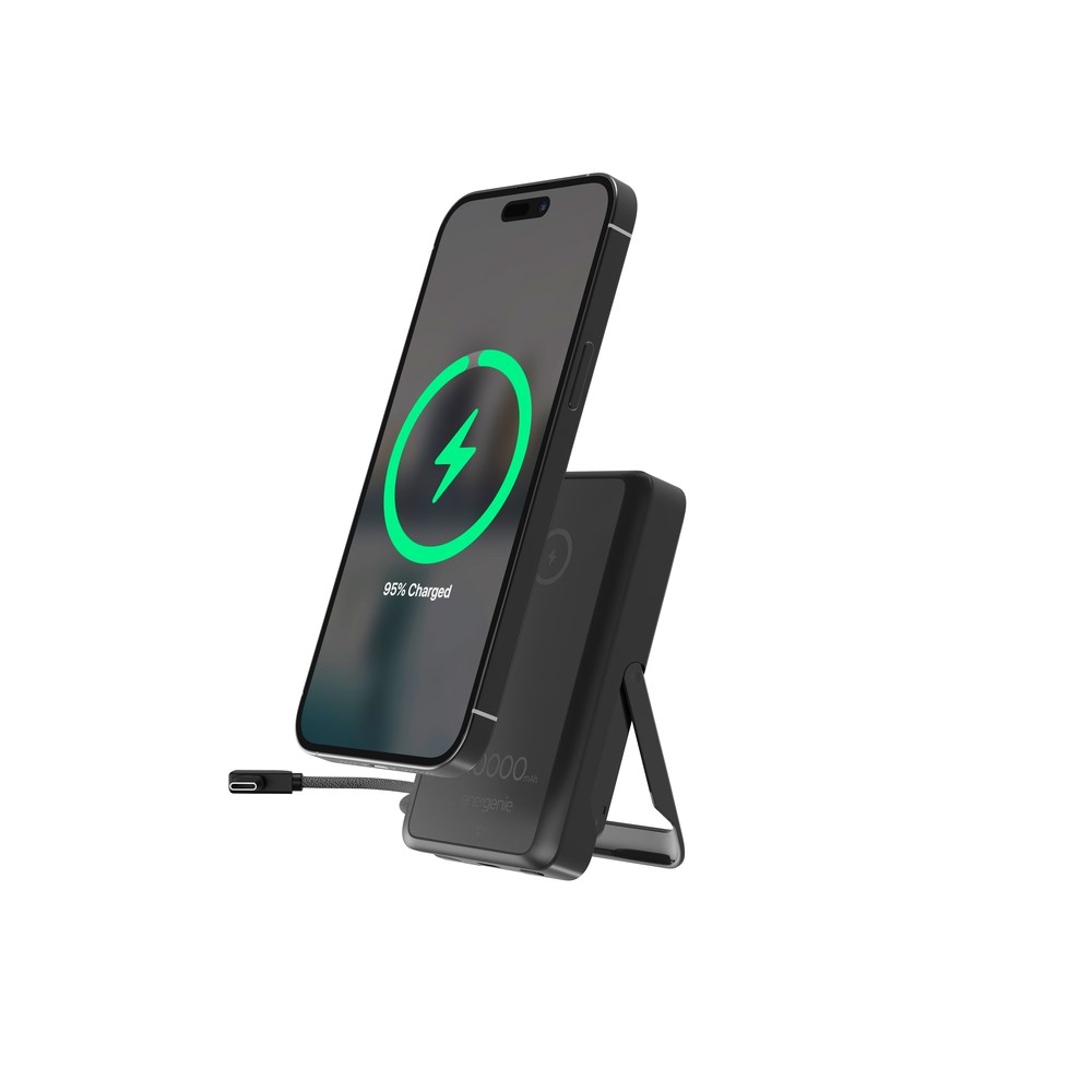 Prijenosna baterija GEMBIRD PB10-MAG-01 10000 mAh s magnetskim bežičnim punjenjem-3