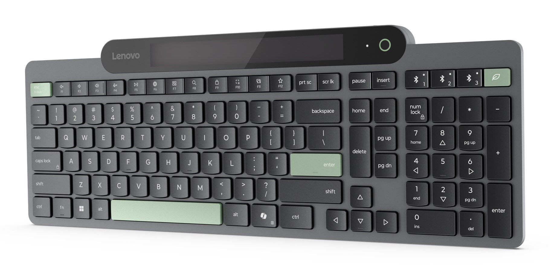 Lenovo 4Y41R69489 keyboard Home/Office Bluetooth US English Black, Green-7