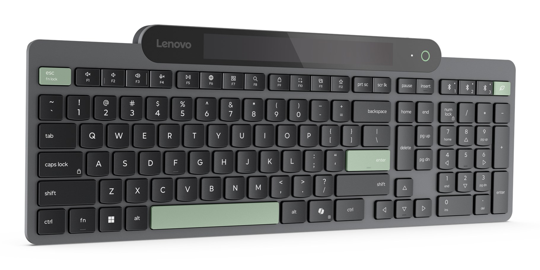 Lenovo 4Y41R69489 keyboard Home/Office Bluetooth US English Black, Green-4