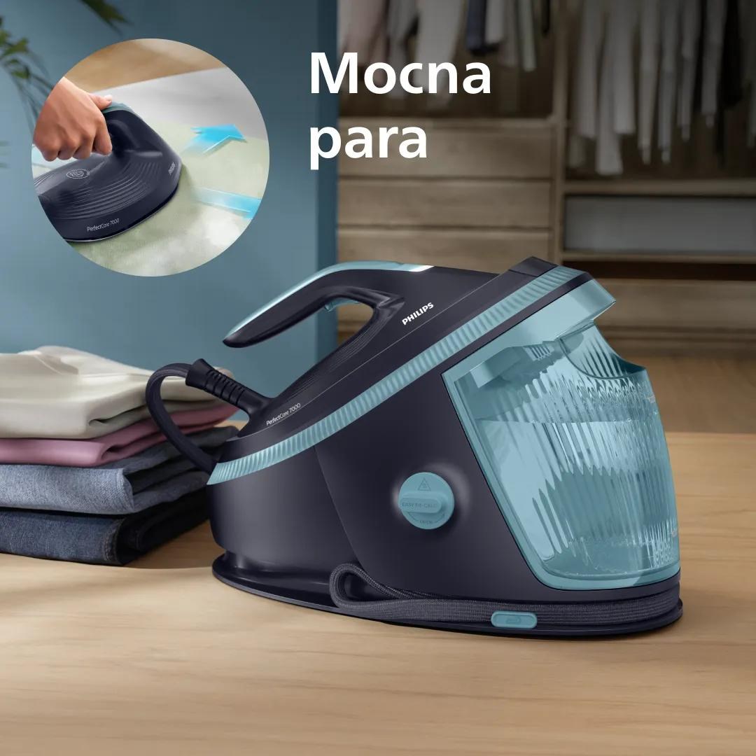Philips 7000 series PSG7200/20 steam ironing station 3120 W 1.5 L SteamGlide Elite soleplate Blue-13