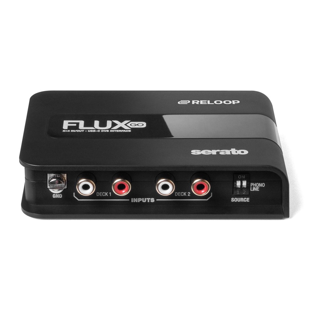 Reloop Flux Go - ultra-compact DVS interface for Serato DJ Pro-2