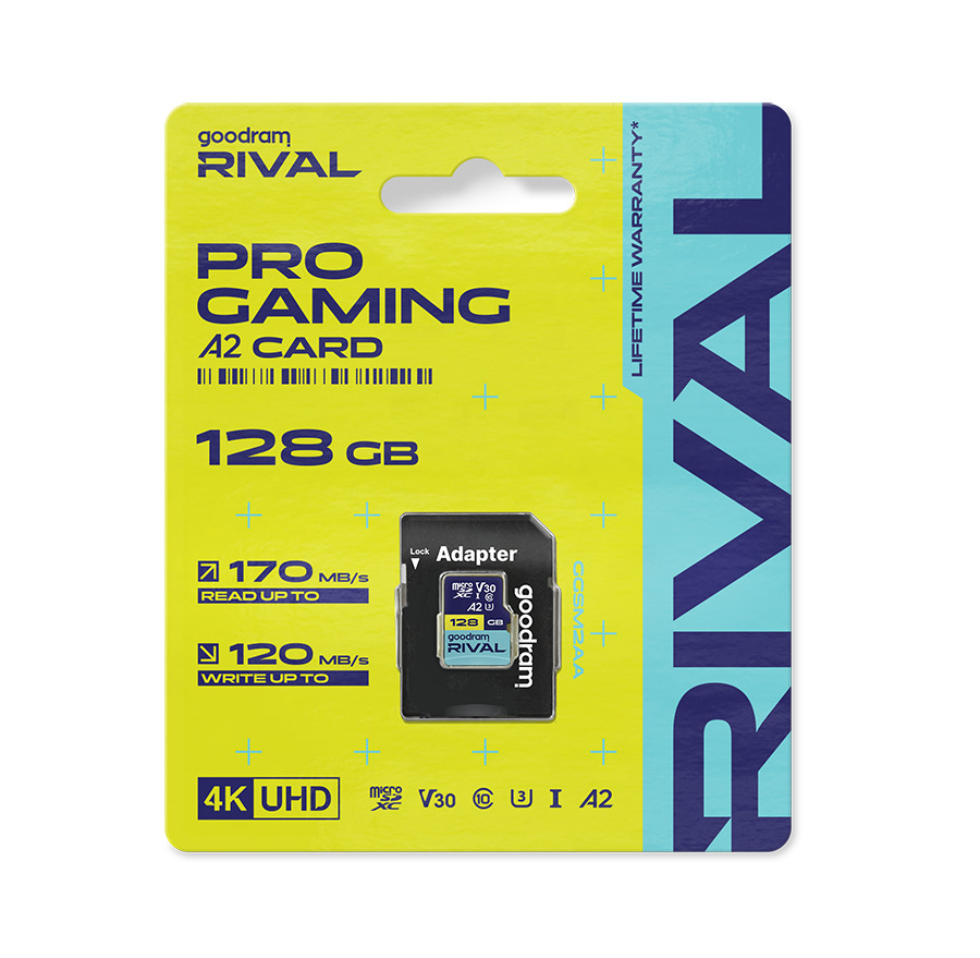Memorijska kartica GOODRAM RIVAL microSDXC 128GB V30 A2 UHS-I U3 + SD adapter-6