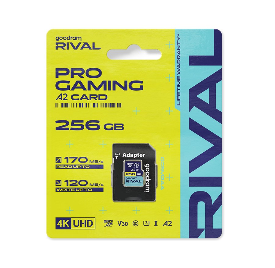 Memorijska kartica GOODRAM RIVAL microSDXC 256GB V30 A2 + SD adapter-6