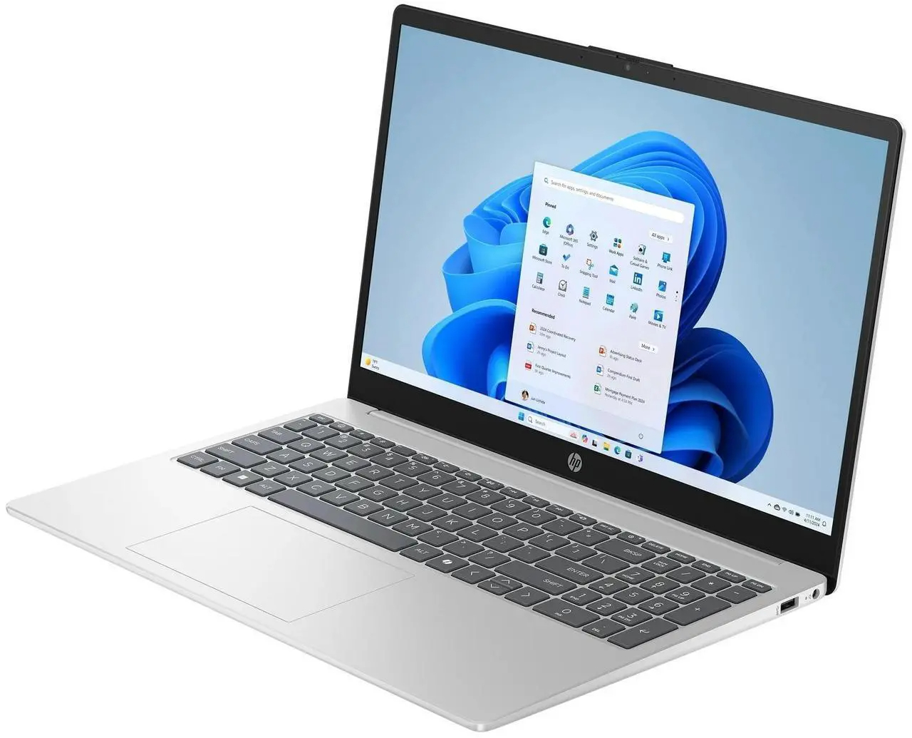 HP 15-fd0154wm i5-1334U 15,6”FHD Touch 12GB SSD512 Iris Xe Win11 Natural Silver (REPACK) 2Y-2