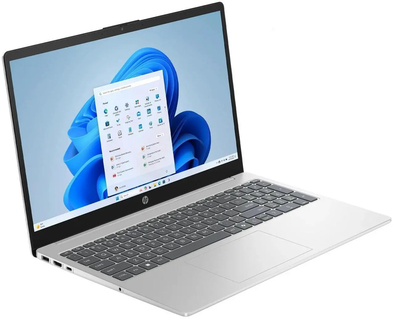 HP 15-fd0154wm i5-1334U 15,6”FHD Touch 12GB SSD512 Iris Xe Win11 Natural Silver (REPACK) 2Y-0
