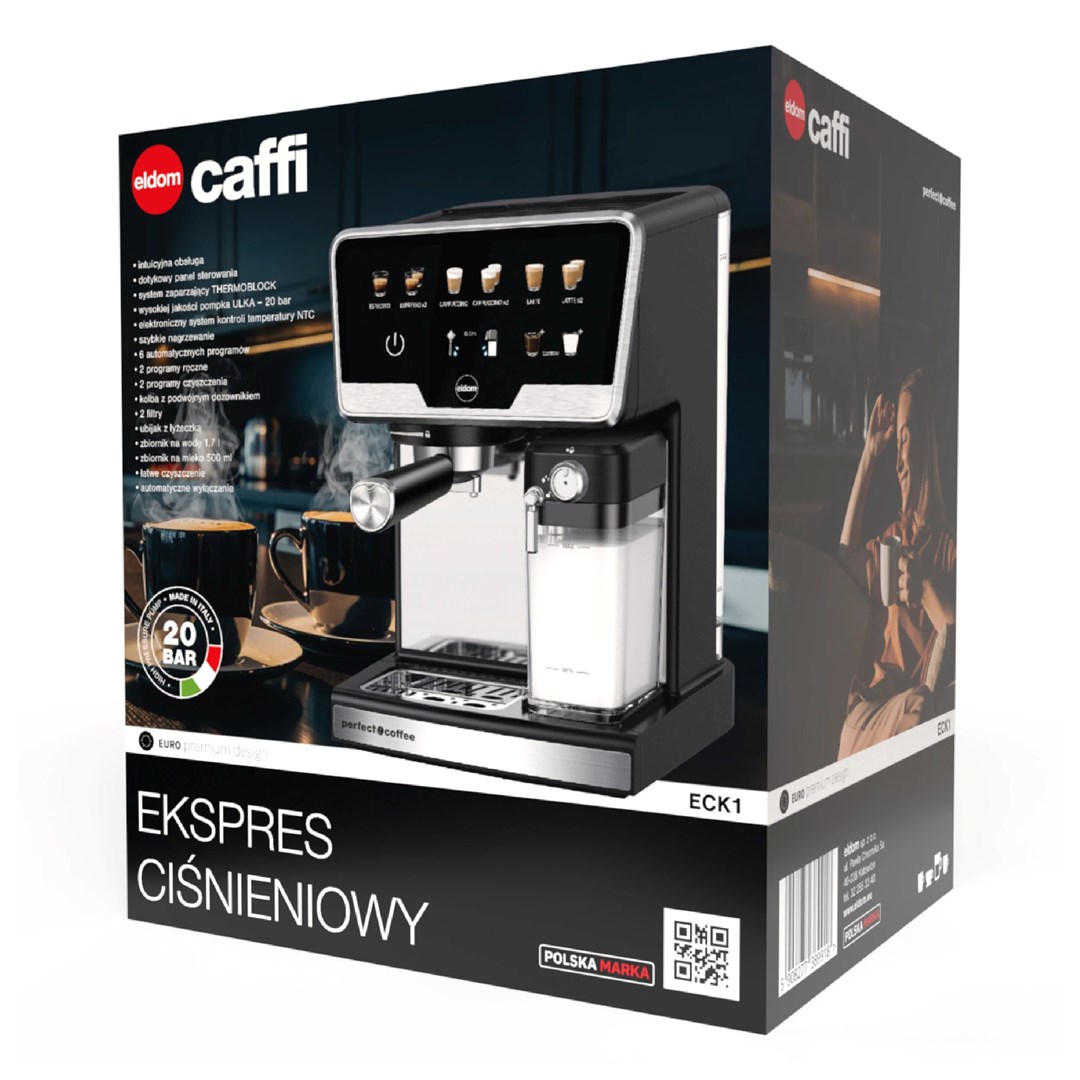 ELDOM PRESSURE COFFEE MACHINE ECK1 1.7 L 20 BAR-13