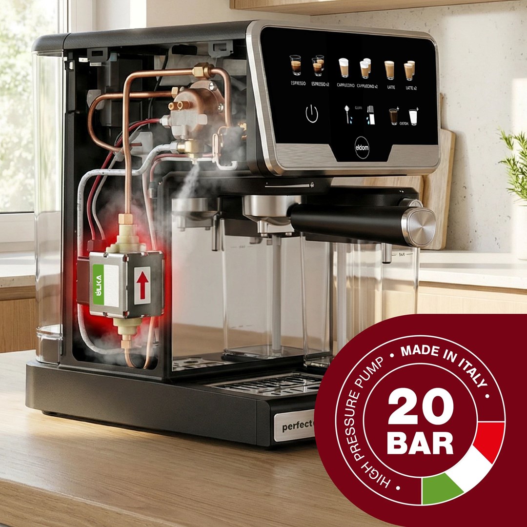 ELDOM PRESSURE COFFEE MACHINE ECK1 1.7 L 20 BAR-11