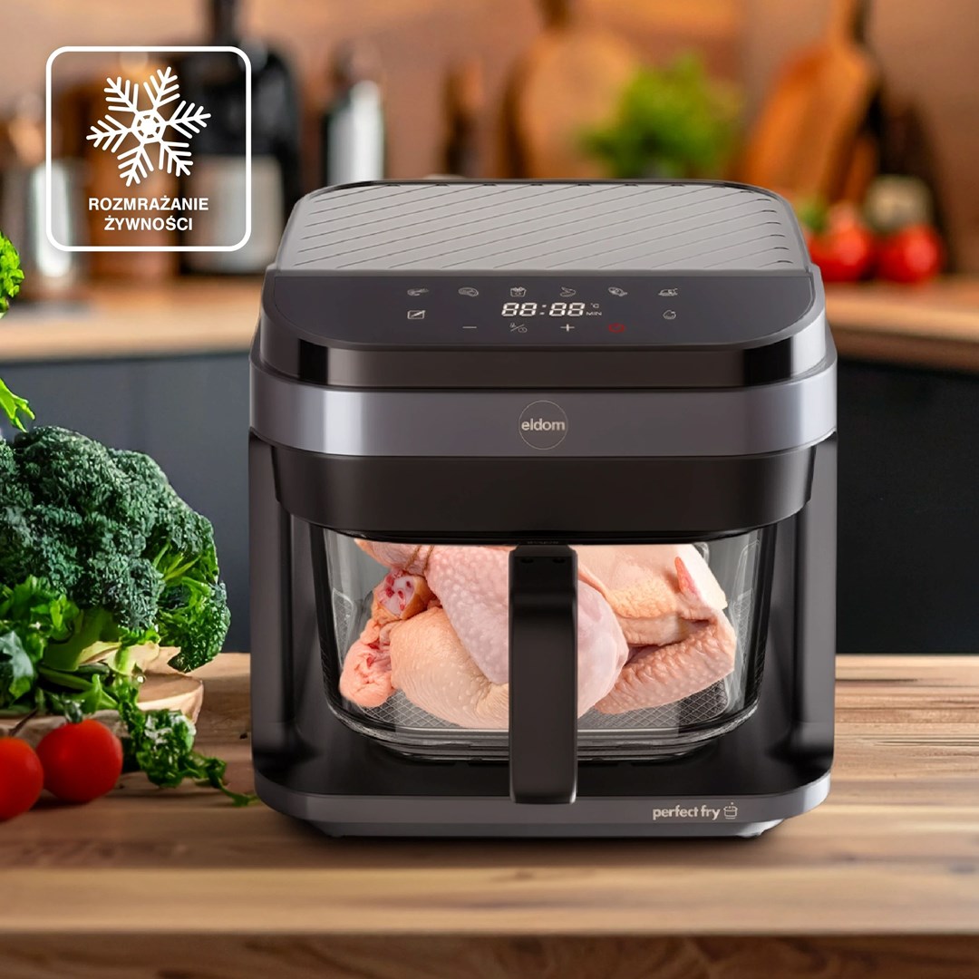ELDOM FR500 AIR FRYER GLASS CONTAINER 5.5 L-10