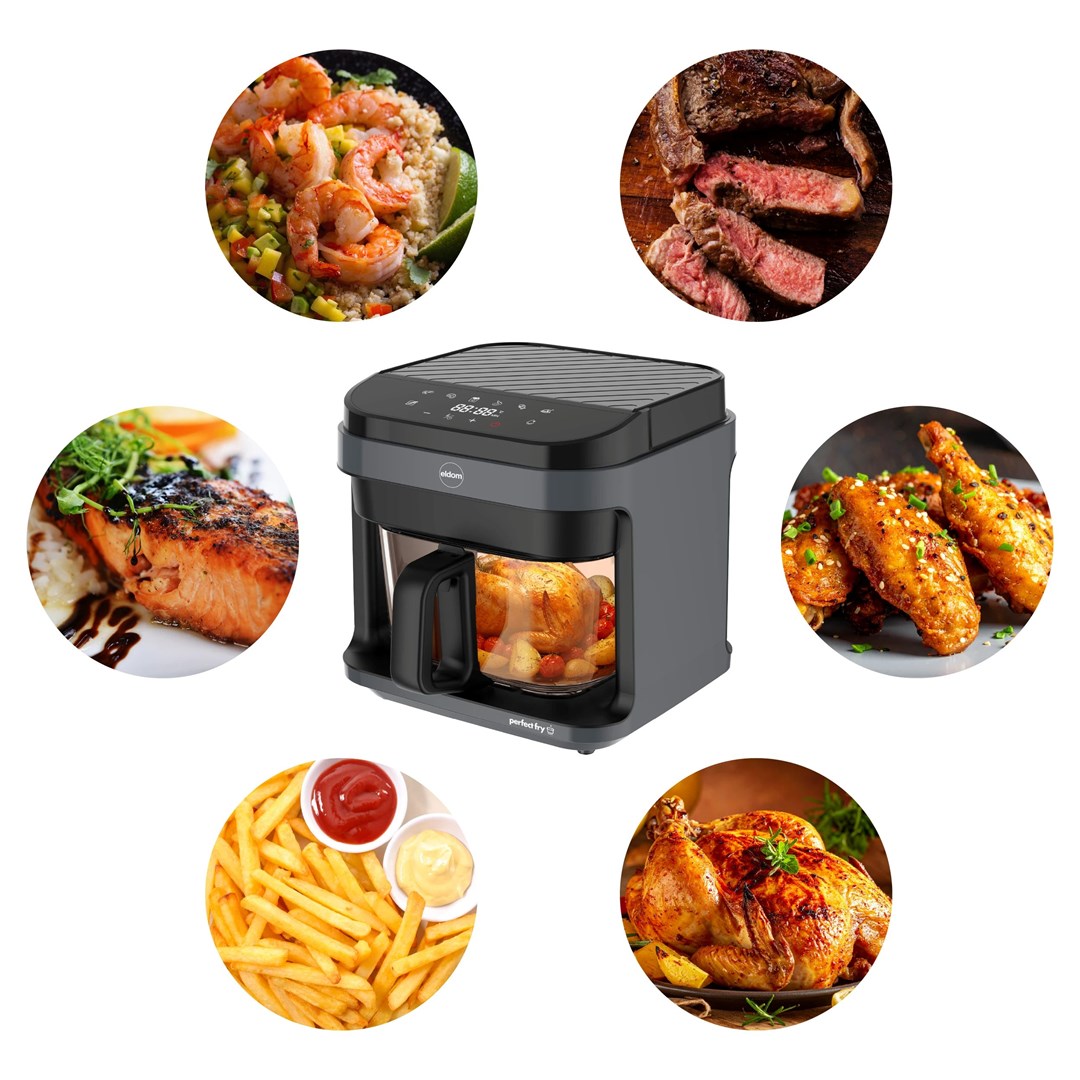 ELDOM FR500 AIR FRYER GLASS CONTAINER 5.5 L-7