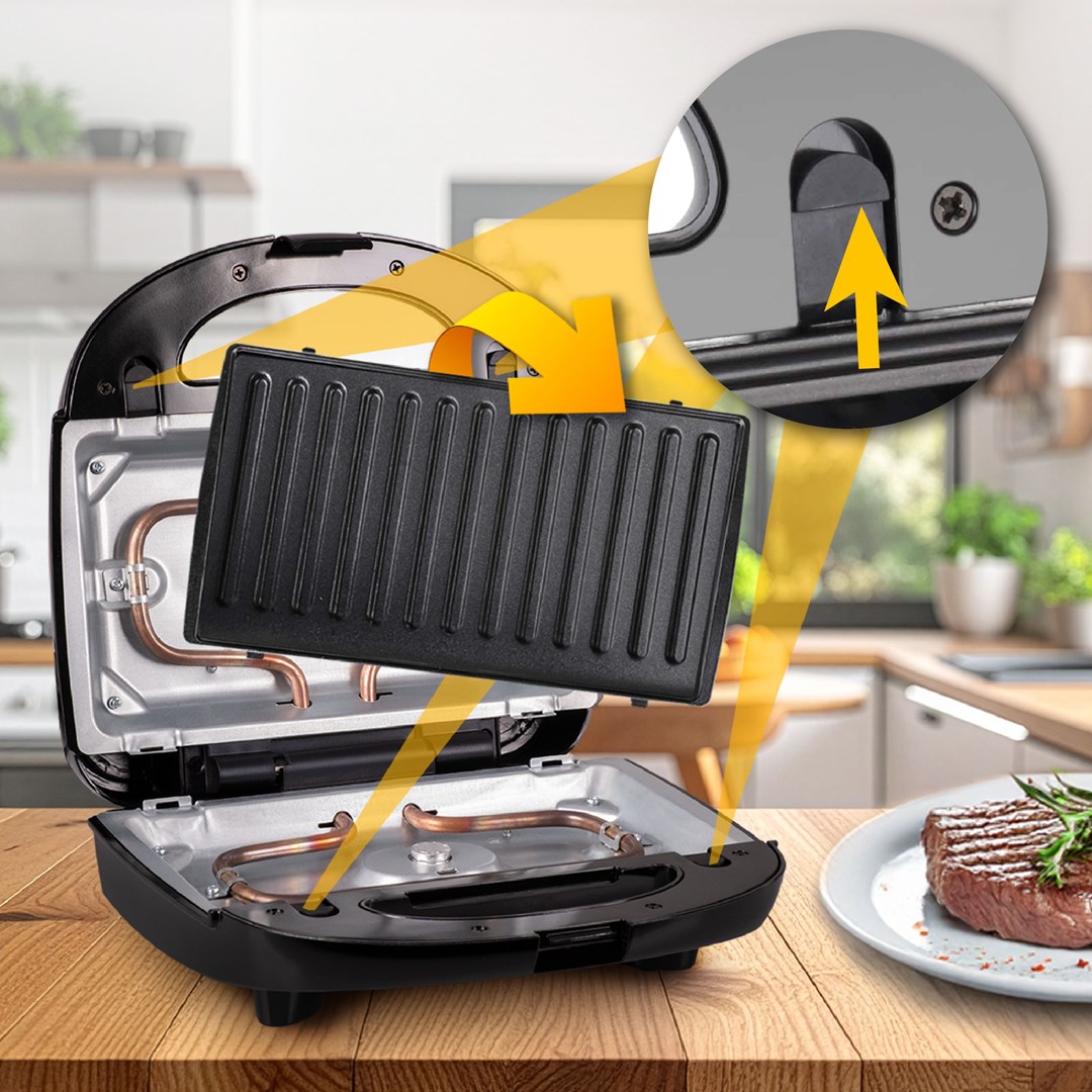 ELDOM ST250 MULTIX 5 IN 1 MULTIFUNCTIONAL SANDWICH MAKER-5