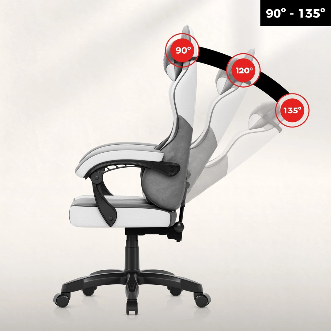 Gaming stolica HUZARO Force 2.7 siva boja-4