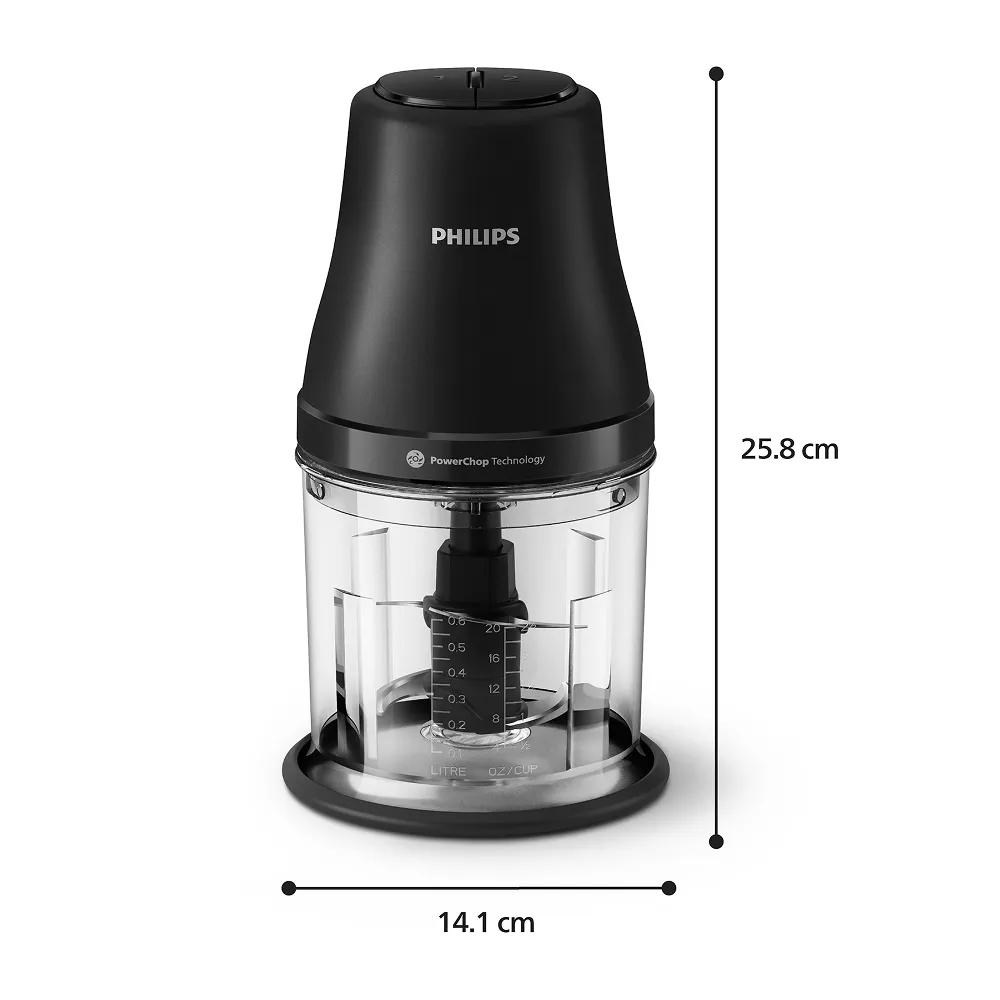 Philips HR1501/00 electric food chopper 1 L 450 W Black-7