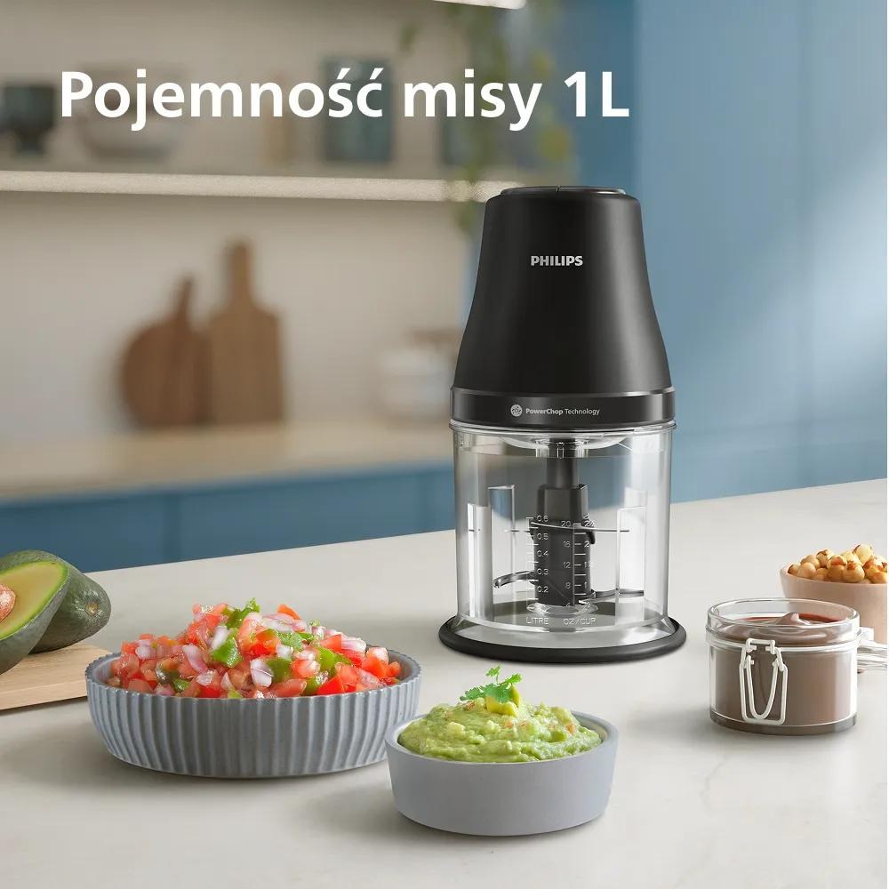 Philips HR1501/00 electric food chopper 1 L 450 W Black-9