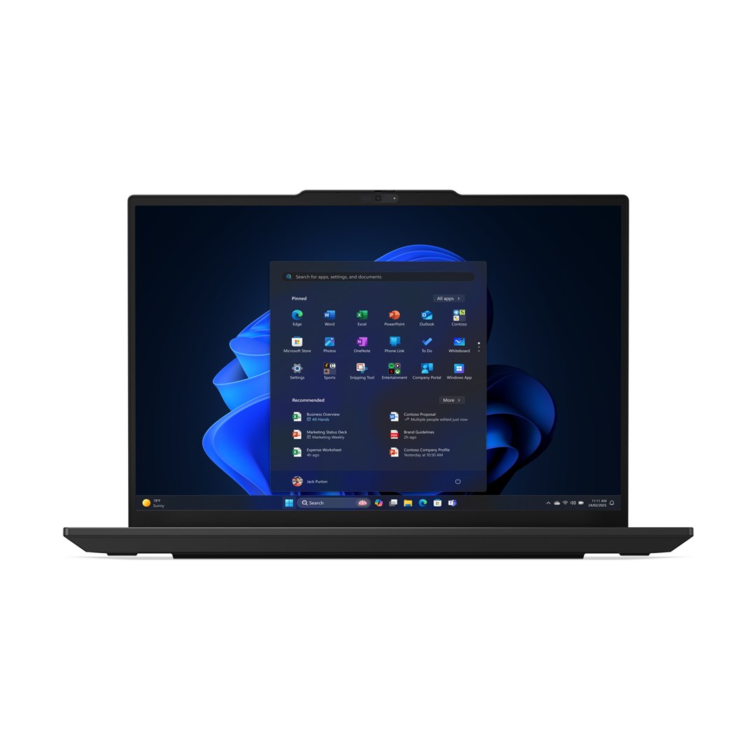 Lenovo ThinkPad E14 Gen 7 (Intel) Copilot+ PC Intel Core Ultra 5 228V Laptop 35.6 cm (14") WUXGA 32 GB LPDDR5x-SDRAM 512 GB SSD Wi-Fi 6E (802.11ax) Windows 11 Pro English Black-4