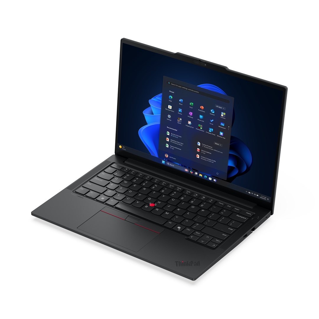 Lenovo ThinkPad E14 Gen 7 (Intel) Copilot+ PC Intel Core Ultra 5 228V Laptop 35.6 cm (14") WUXGA 32 GB LPDDR5x-SDRAM 512 GB SSD Wi-Fi 6E (802.11ax) Windows 11 Pro English Black-6