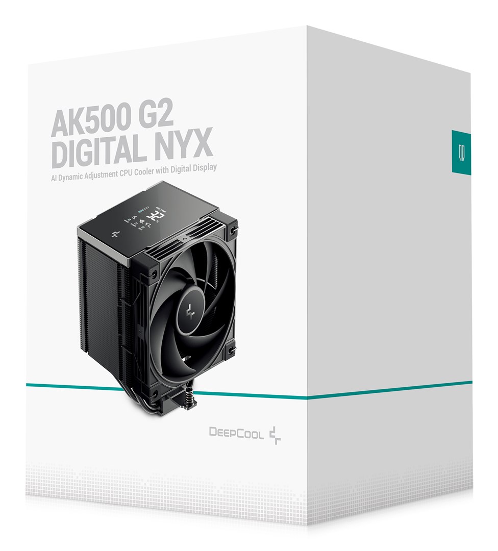 Hladnjak za procesor DEEPCOOL AK500S DIGITAL (crna boja)-2