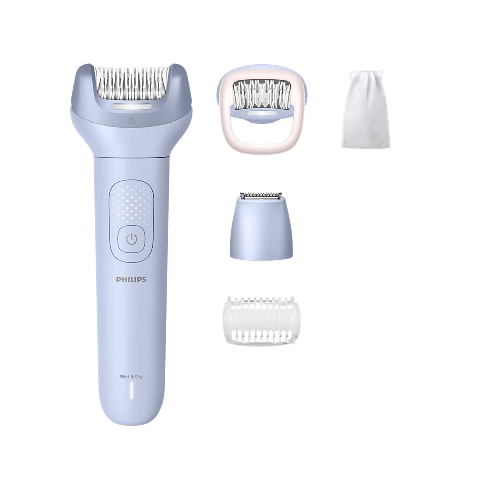 Philips 8000 series BRE711/00 epilator 32 tweezers Blue-0