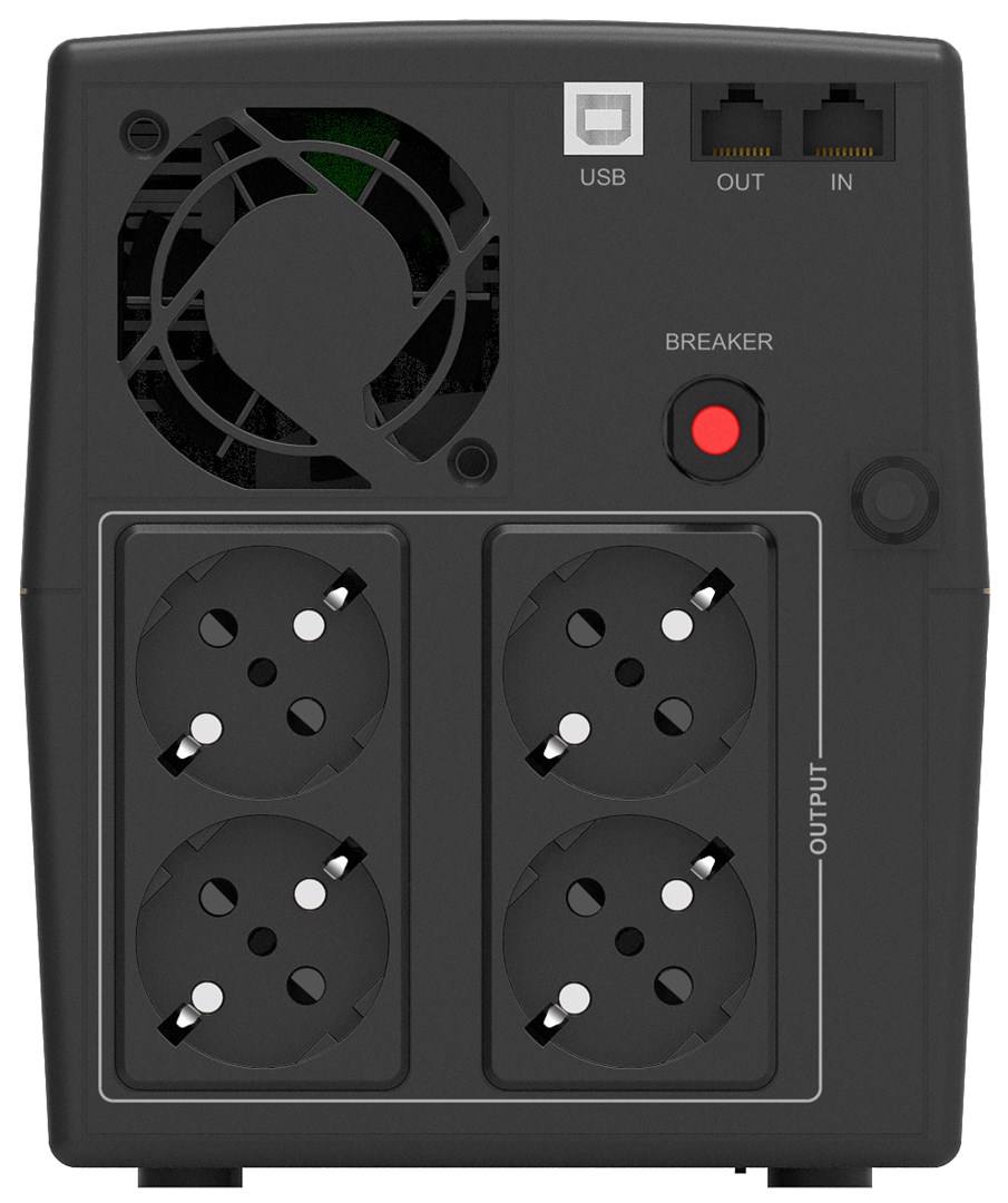 PowerWalker VI 1500 STL uninterruptible power supply (UPS) Line-Interactive 1.5 kVA 900 W 4 AC outlet(s)-2