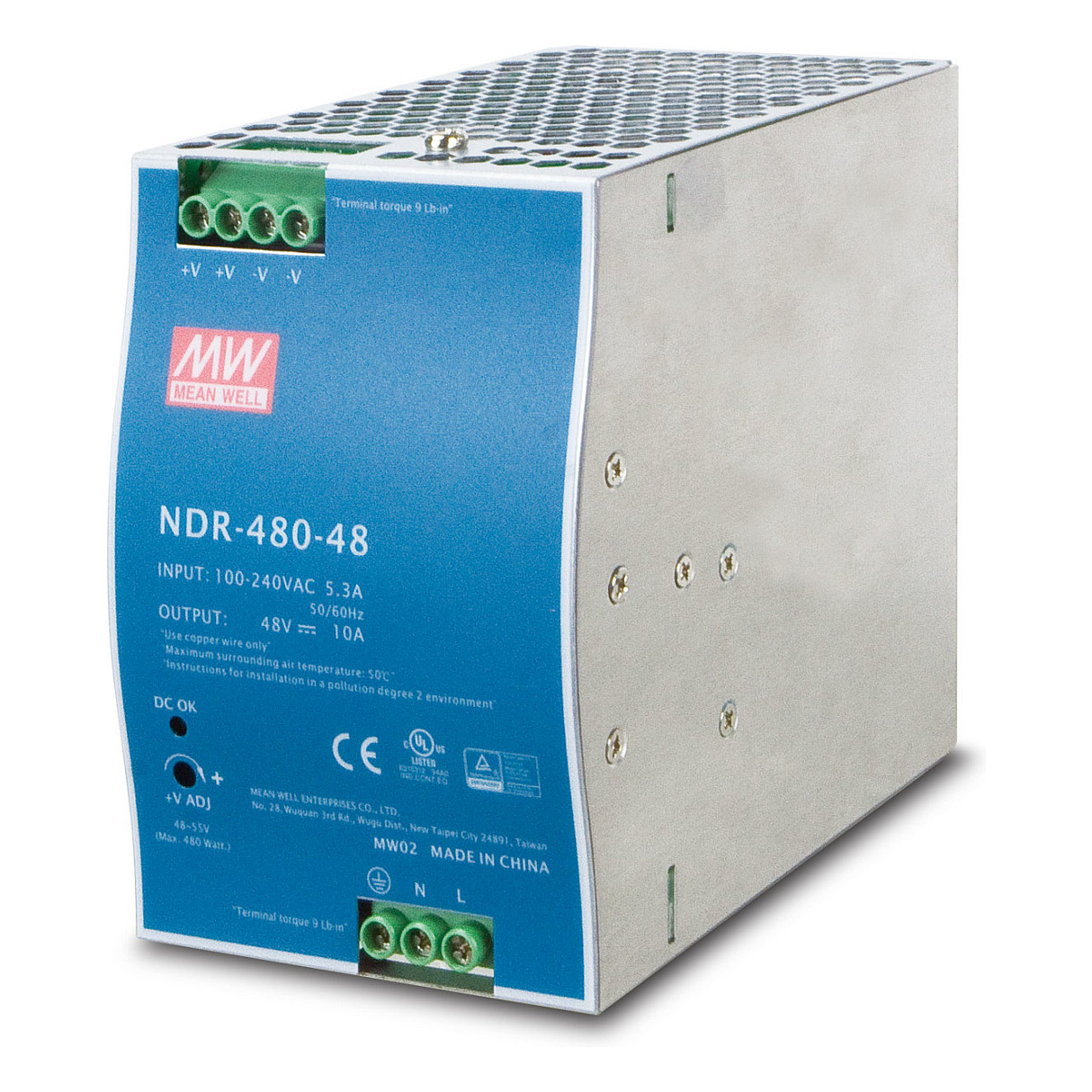 Planet PWR-480-48 48V 480W Din-Rail Power Supply 48V DC 10A-0