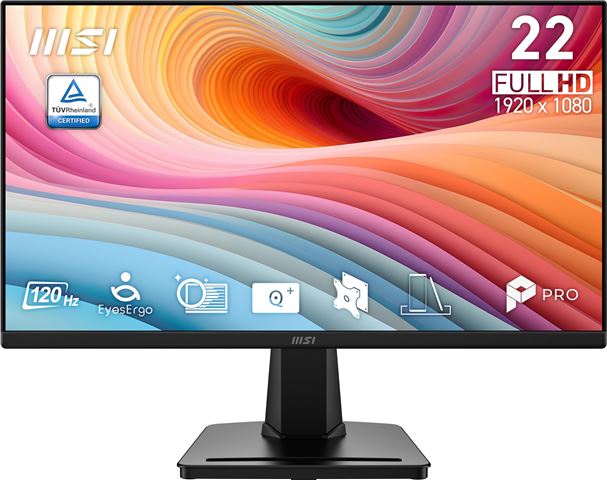 Monitor MSI PRO MP225 E12VL 21.5" (VA, Full HD, 120Hz, 1ms, Adaptive-Sync)