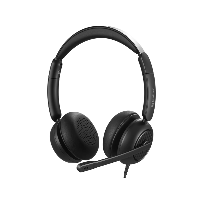 Slušalice SANDBERG 3in1 Office Headset Pro ENC (žične, mikrofon, 3.5mm, USB-A, USB-C)