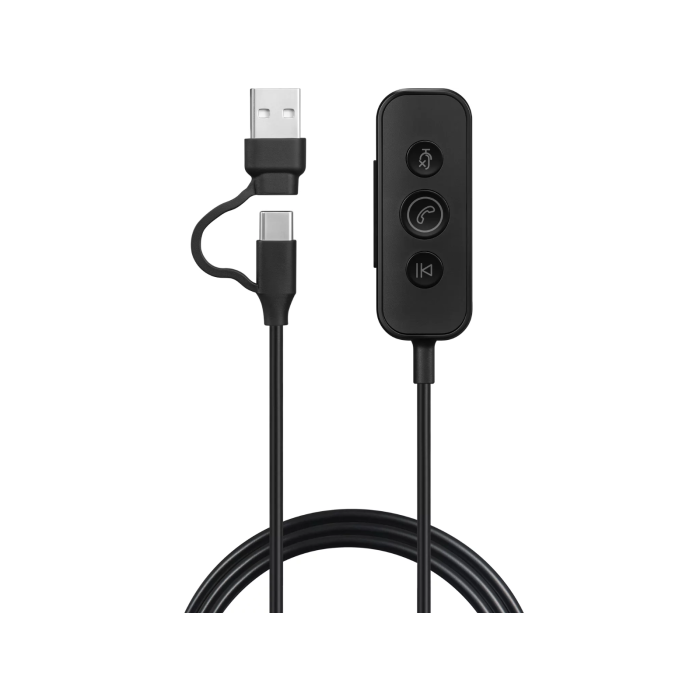 Slušalice SANDBERG 3in1 Office Headset Pro ENC (žične, mikrofon, 3.5mm, USB-A, USB-C)-2