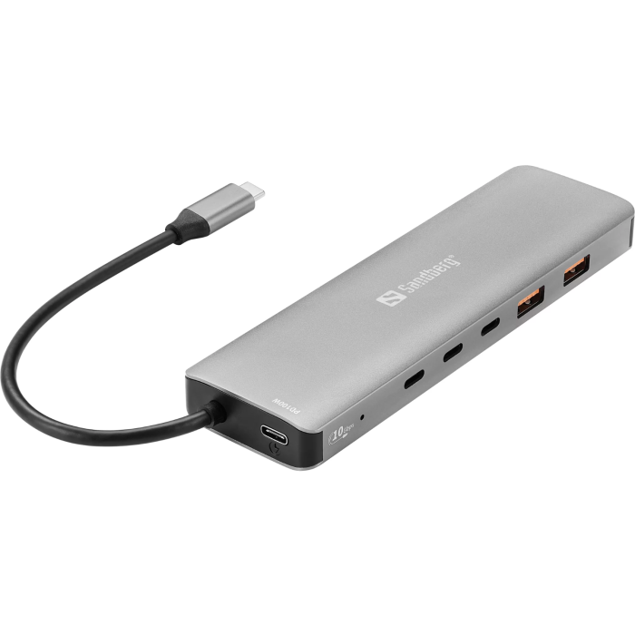 Docking stanica SANDBERG 7-u-1 USB-C Hub 100W (5x USB-C, 2x USB-A)-1