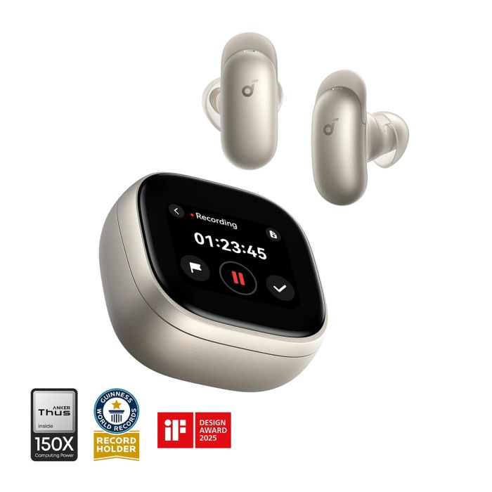 Anker Soundcore Liberty 5 Pro Max Wireless Earbuds, Gold