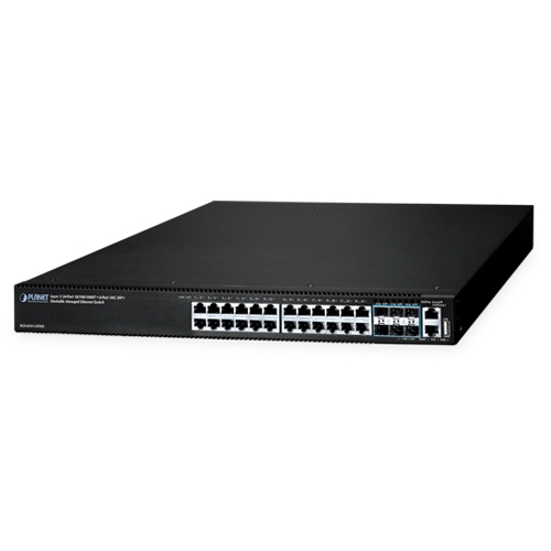 Mrežni switch PLANET SGS-6341-24T6X (24x 1GbE, 6x 10G SFP+, Layer 3)
