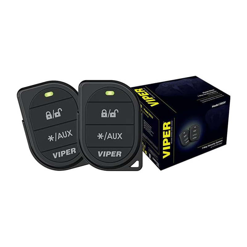 Auto alarmni sustav VIPER 3102V s dva 1-smjerna daljinska upravljača-0