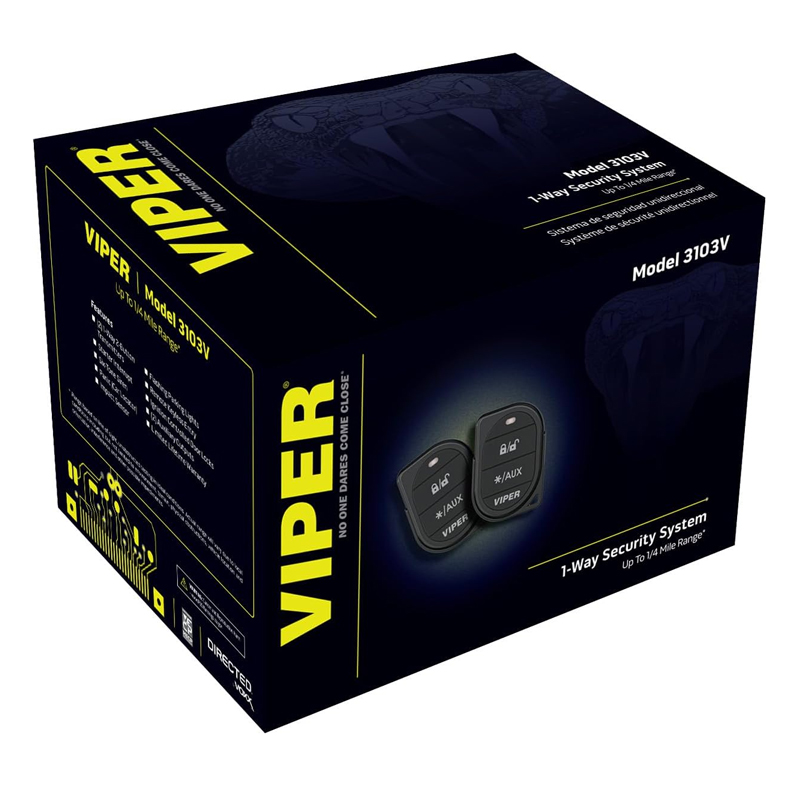 Auto alarmni sustav VIPER 3102V s dva 1-smjerna daljinska upravljača-2