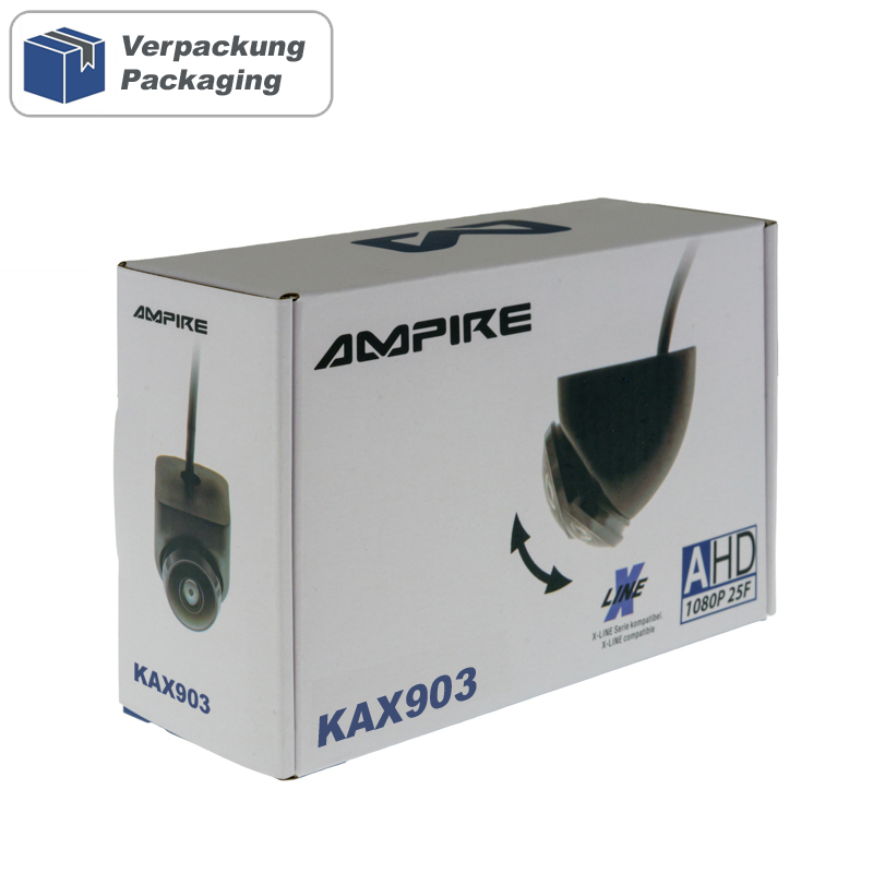 Mini kamera za vožnju unatrag AMPIRE KAX903 (AHD 1080P/CVBS, 180°)-5