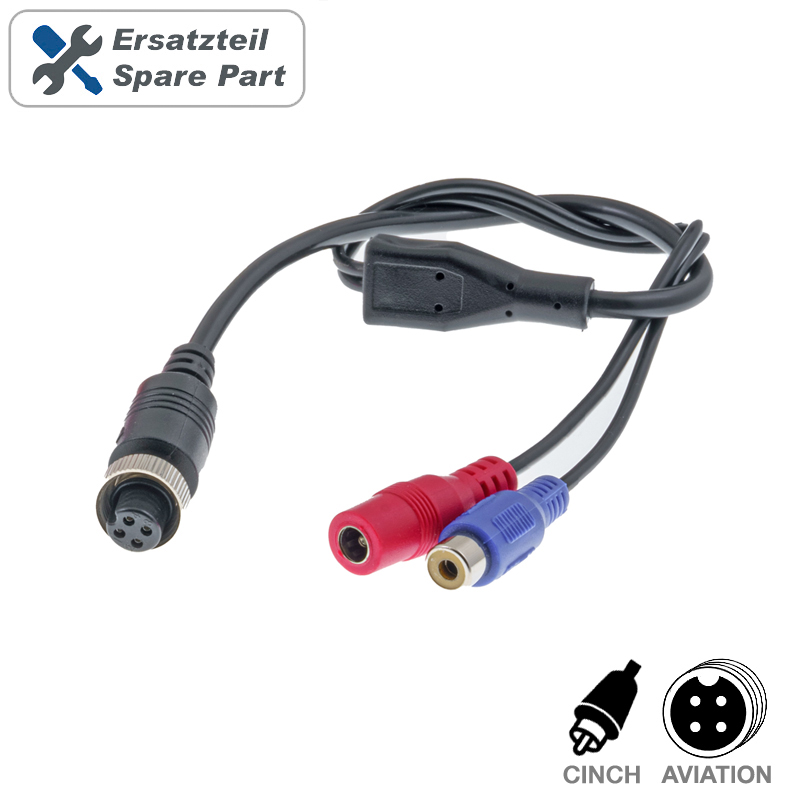 Produžni kabel AMPIRE KV-X-LINE-10 za AHD rikverc kamere (10m, 4-pinski)-0