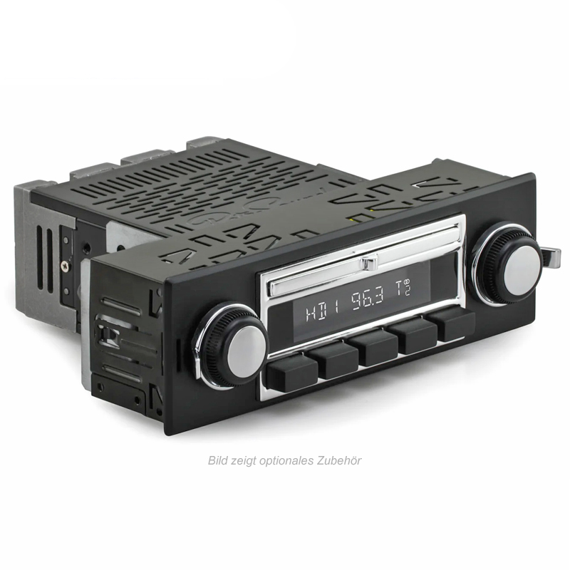 Display jedinica RETROSOUND Liberty s gumbima i DIN setom za montažu-1
