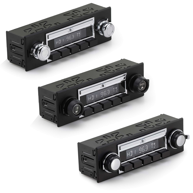 Display jedinica RETROSOUND Liberty s gumbima i DIN setom za montažu-5