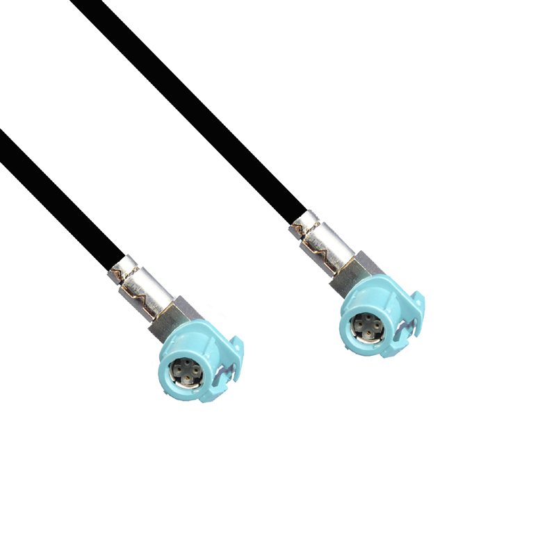 AMPIRE HSD kabel 0.75m, 2x ženski konektor pod kutom-0