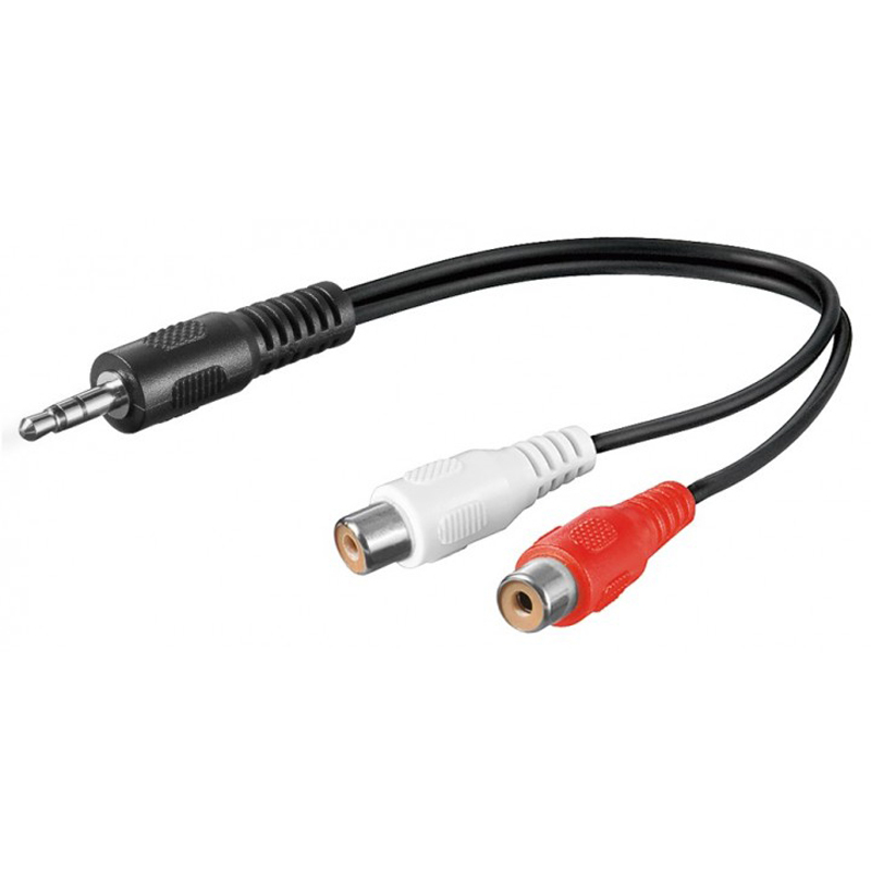 Audio adapter kabel GOOBAY 3.5mm na 2x RCA (20 cm)