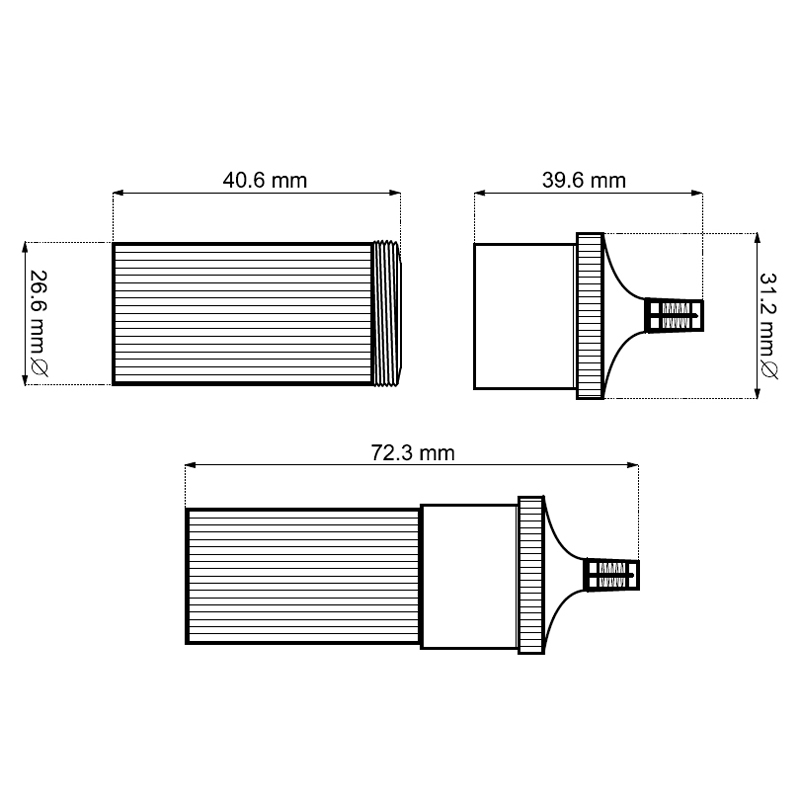 Utičnica za auto upaljač GOOBAY za lemljenje 12/24V-1