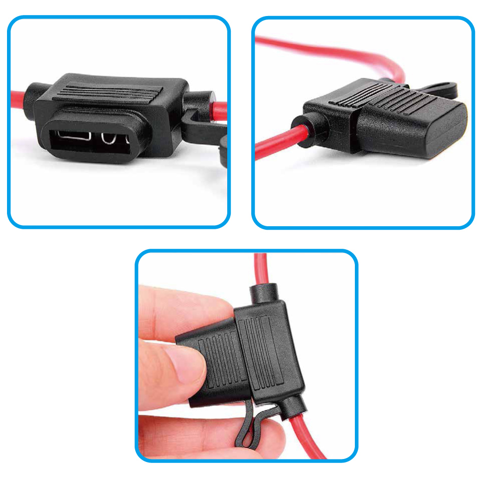 Kućište osigurača AMPIRE vodootporno za MINI osigurač 2A (1.3mm², 10 komada)-4