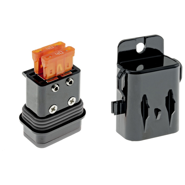Set vodootpornog kućišta osigurača AMPIRE za 6/10mm² kabele (s ATO osiguračima)
