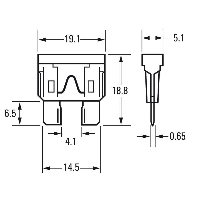 Set vodootpornog kućišta osigurača AMPIRE za 6/10mm² kabele (s ATO osiguračima)-8