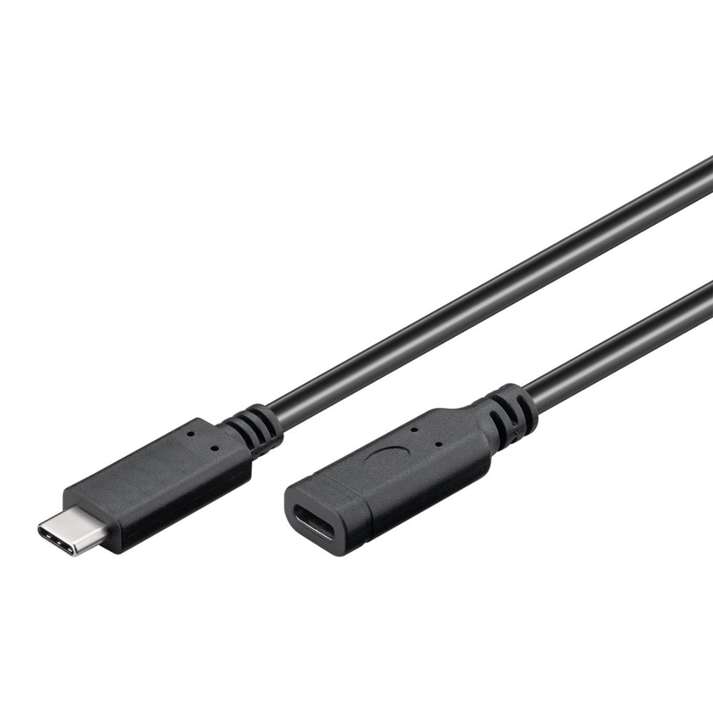 Produžni kabel GOOBAY USB-C 3.2 Gen 2 (10 Gbit/s, 60W), 1m, crna boja-1